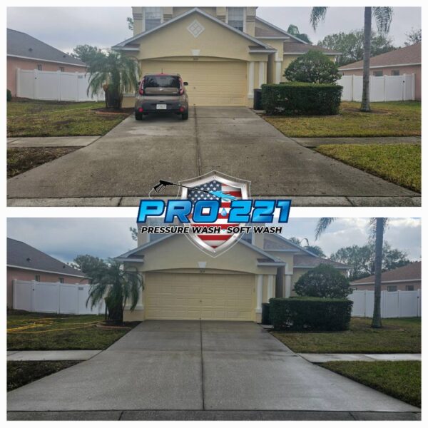 Driveway Pressure Washing