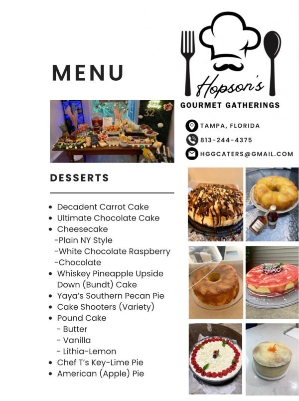 Specialty Desserts